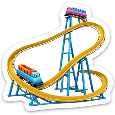 Diabetic roller coaster  sticker