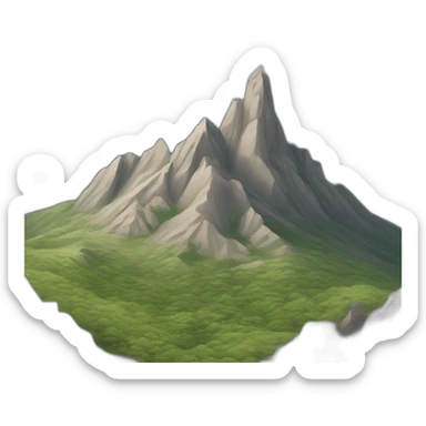 Montaña sticker