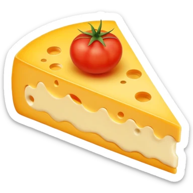 cheese and tomato sticker