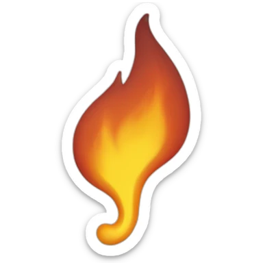 Flamme qui s’éteint sticker