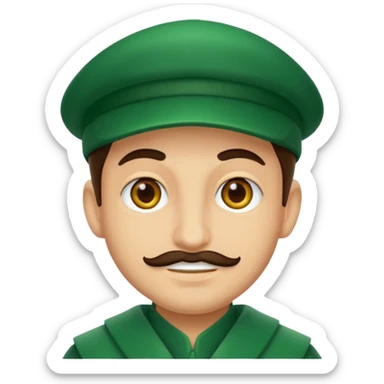 mestre verde sticker