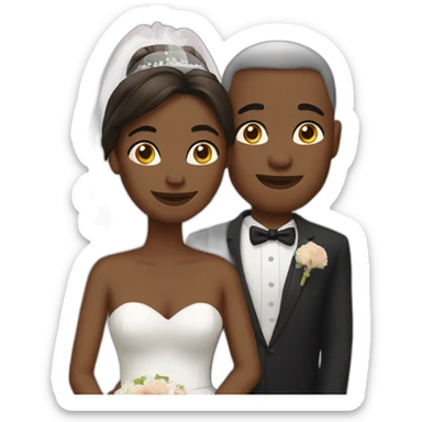 Women marriage sticker