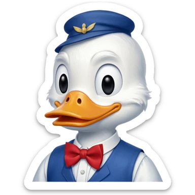 donald duck sticker