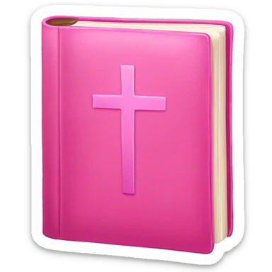 Pink Bible  sticker