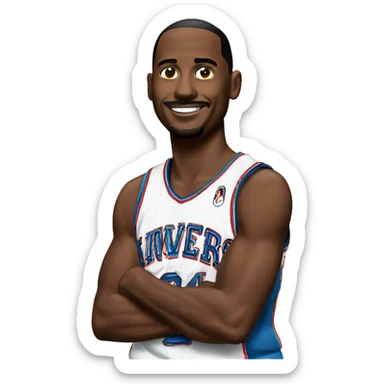 Michel Jordan  sticker