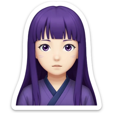 Hinata hyuga sticker