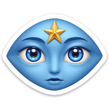 Gözleri yıldızlı emoji sticker