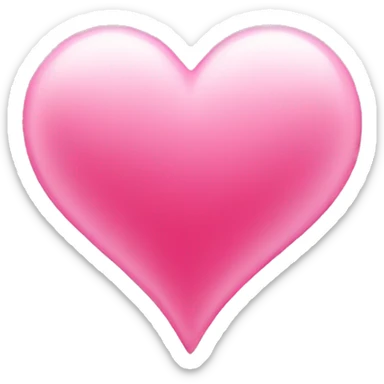 Pink heart  sticker