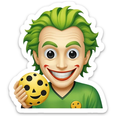 pickleball joker card sticker