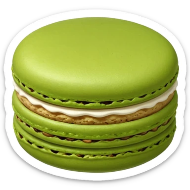 a Green Macaroon sticker