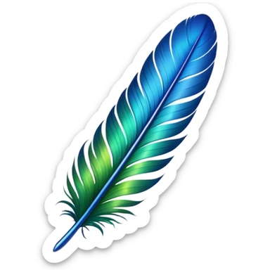 Morpankh feather sticker