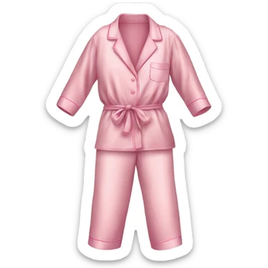 Silk pajamas sticker