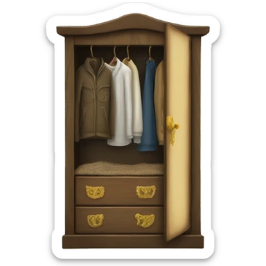 narnia wardrobe sticker