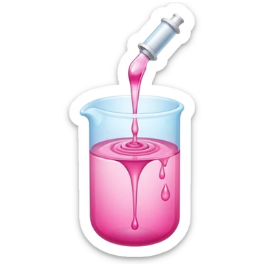 Injeção rosa sticker