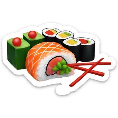 Christmas sushi  sticker