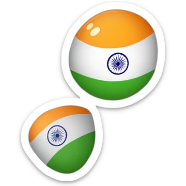 indian flag Chandrayaan sticker