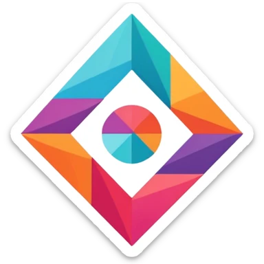 Staff team logo with name no faces sticker