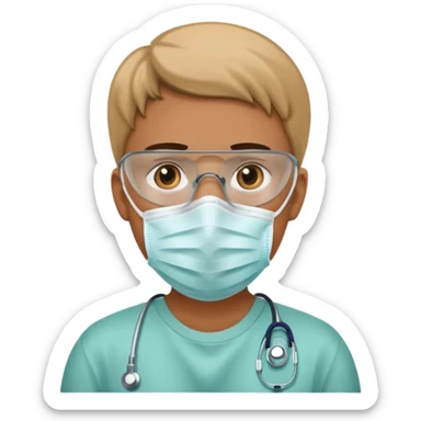 at the doctor's sticker