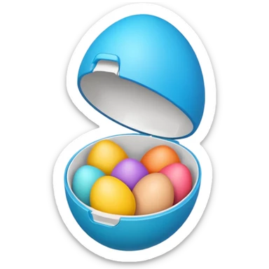 Surprise egg sticker