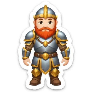 Dwarf full body sticker