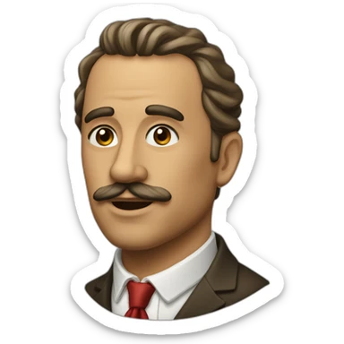 The europinian gentleman from San Francisco sticker