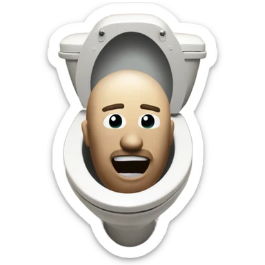 gmod head coming out of toilet sticker