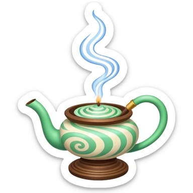 Incense and peppermint  sticker