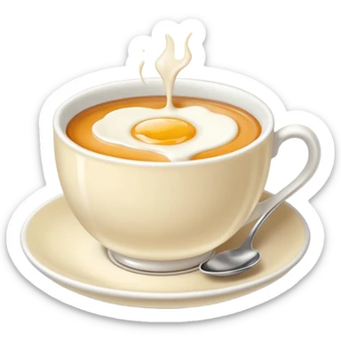 English Breakfast: Teacup with milk















 sticker