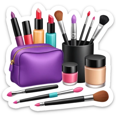 make-up supplies sticker