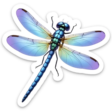 Periwinkle Dragonglfly emoji sticker