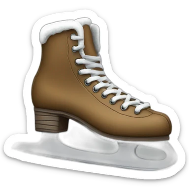 winter skates sticker