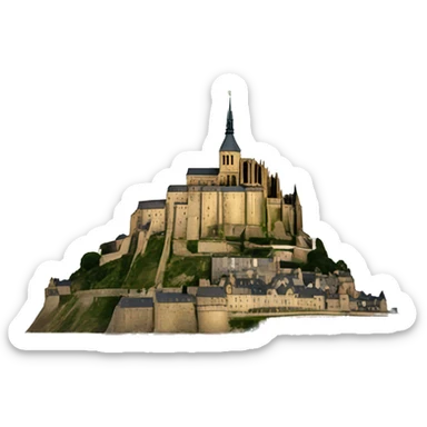 mont saint michel sticker