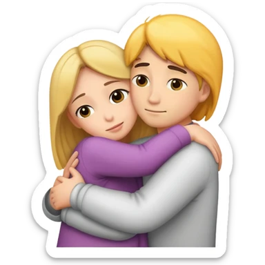 Hug sticker