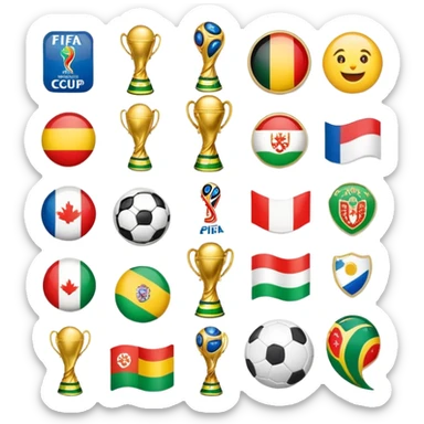 FIFA world Cup sticker album emoji sticker