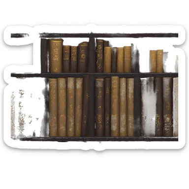 gothic book that will give you happiness sticker