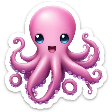 Kawaii octopus  sticker