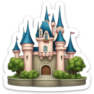 Chateau disneyland sticker