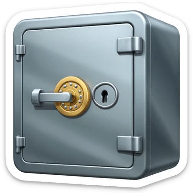 Locked money vault sticker