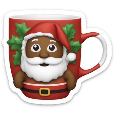 Cozy Christmas mug sticker