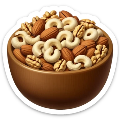 mixed nuts sticker