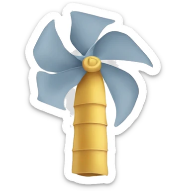 wind turbin modern sticker