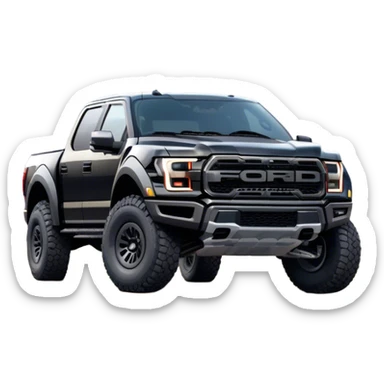 Ford f150 raptor black 2022 sticker