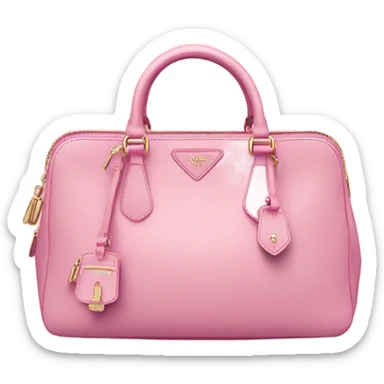 prada purse pink  sticker
