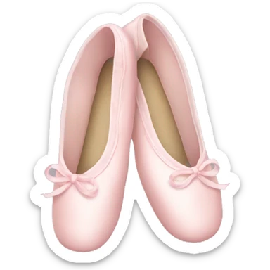 Pale pink ballet shoes sticker