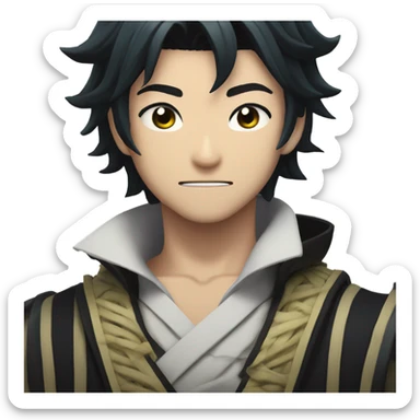 Giyuu Tomioka from demon slayer  sticker