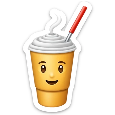 Elinde mikrofon tutan kahverengi tüylü ayı sticker