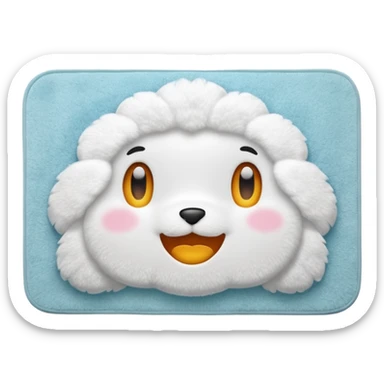 Bath mat sticker