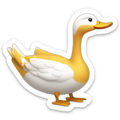 Canard fitnesse musculaire sticker