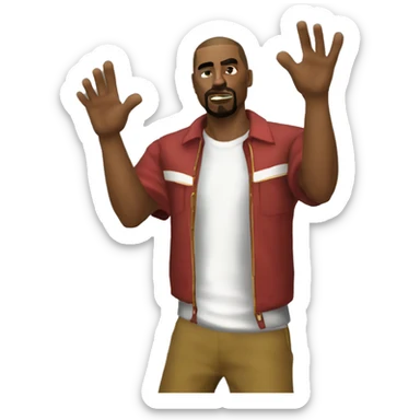 GTA San Andreas dando pulgar arriba sticker