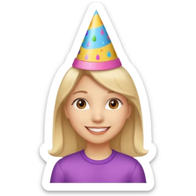 Birthday girl wish sticker